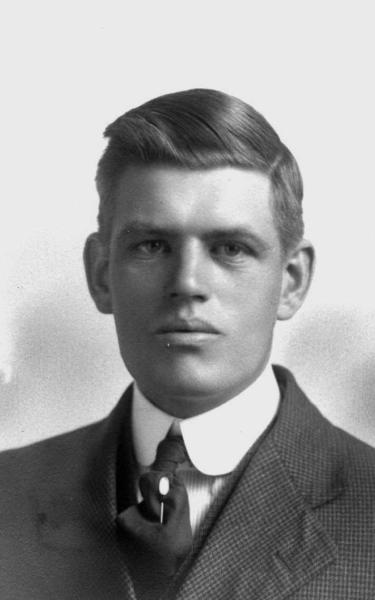 Toby Barrett as a young man